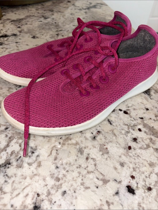 allbirds Shoes - allbirds Pink Knit Sneakers with White Sole